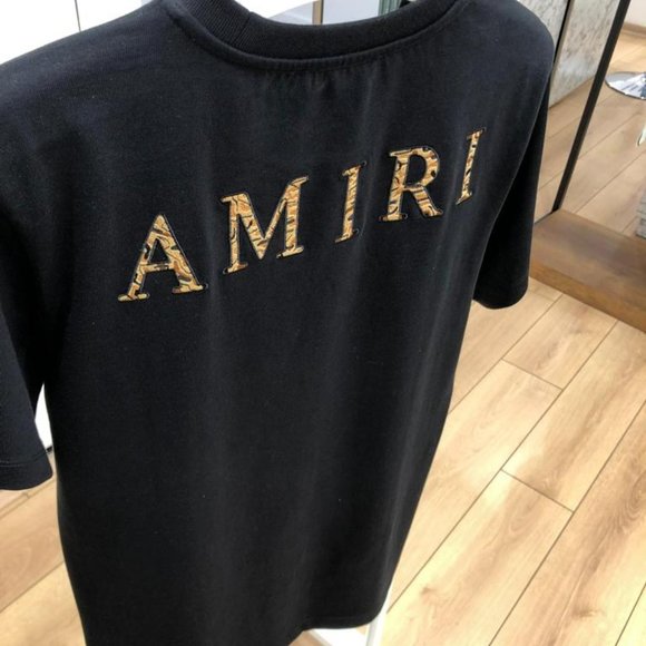 Men black short sleeve casual t-shirt - Picture 3 of 4